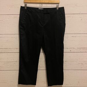 Charter Club Pant Shop Classic Fit Black Cropped Pants, size 14